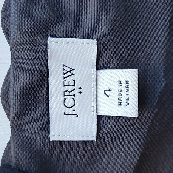 J. Crew Black and White Polka Dot Scalloped Tank 4 NWOT - Picture 4 of 8